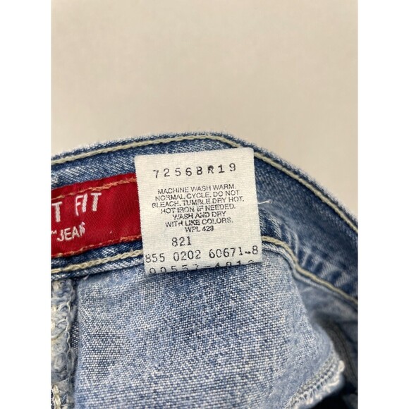 Vintage Levis 557 Jeans Men 34x36 Blue Relaxed Boot Fit Cowboy Y2k - Picture 12 of 15